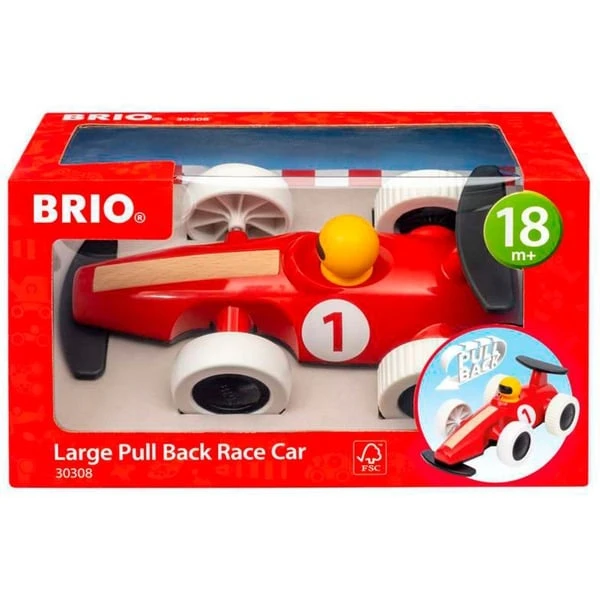 BRIO Großer Rennwagen Mit Rückziehmotor, Spielfahrzeug 1 BRIO Großer Rennwagen Mit Rückziehmotor, Spielfahrzeug