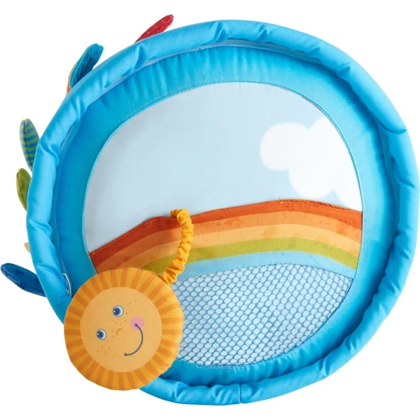 HABA Krabbelrolle Regenbogenwelt, Geschicklichkeitsspiel 4 HABA Krabbelrolle Regenbogenwelt, Geschicklichkeitsspiel – Bild 4