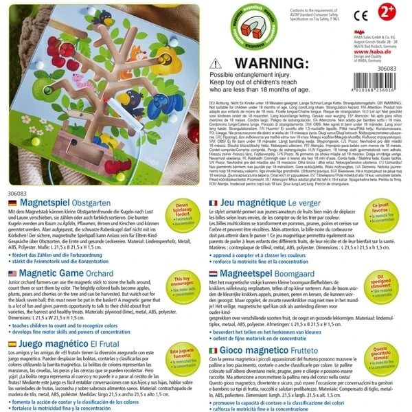 HABA Magnetspiel Obstgarten, Geschicklichkeitsspiel 3 HABA Magnetspiel Obstgarten, Geschicklichkeitsspiel – Bild 3