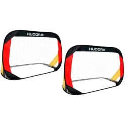HUDORA Pop Up Fußballtor, 2er Set