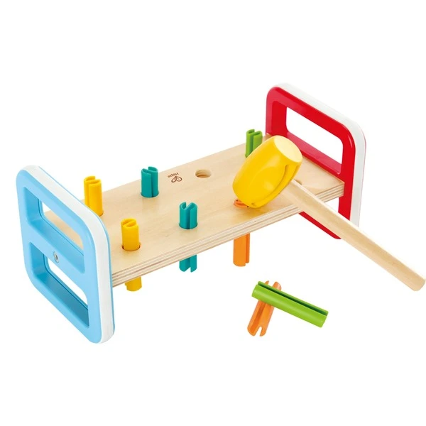 Hape Regenbogen-Klopfbank, Geschicklichkeitsspiel 1 Hape Regenbogen-Klopfbank, Geschicklichkeitsspiel