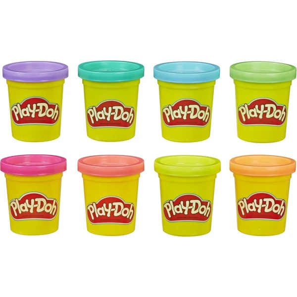 Hasbro Play-Doh 8er-Pack In Neonfarben, Kneten 1 Hasbro Play-Doh 8er-Pack In Neonfarben, Kneten