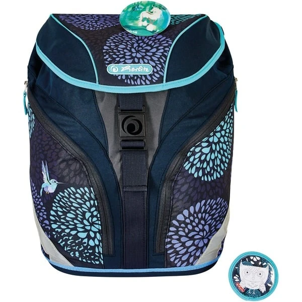 Herlitz SoftLight Plus Bloomy Birds, Schulranzen 2 Herlitz SoftLight Plus Bloomy Birds, Schulranzen – Bild 2