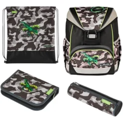 Herlitz UltraLight Plus Camo Dragon, Schulranzen