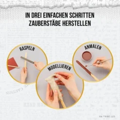 KOSMOS Harry Potter - Zauberstäbe, Basteln -Jamara Siku Geschaft KOSMOS Harry Potter Zauberst be Basteln@@100013735 2