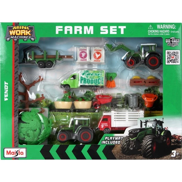 Maisto Mini Work Machines Fendt Super Farm Play-Set, Modellfahrzeug 1 Maisto Mini Work Machines Fendt Super Farm Play-Set, Modellfahrzeug