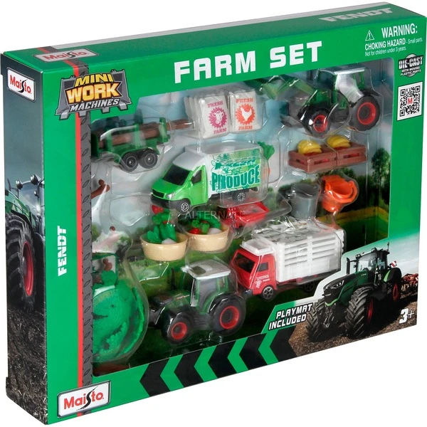 Maisto Mini Work Machines Fendt Super Farm Play-Set, Modellfahrzeug 2 Maisto Mini Work Machines Fendt Super Farm Play-Set, Modellfahrzeug – Bild 2