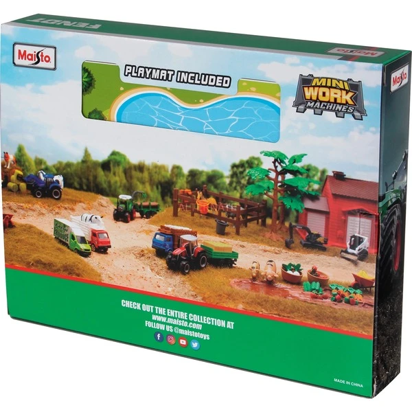 Maisto Mini Work Machines Fendt Super Farm Play-Set, Modellfahrzeug 3 Maisto Mini Work Machines Fendt Super Farm Play-Set, Modellfahrzeug – Bild 3