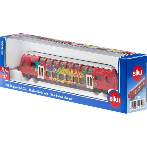 SIKU SUPER Doppelstock-Zug, Modellfahrzeug 3 SIKU SUPER Doppelstock-Zug, Modellfahrzeug – Bild 3