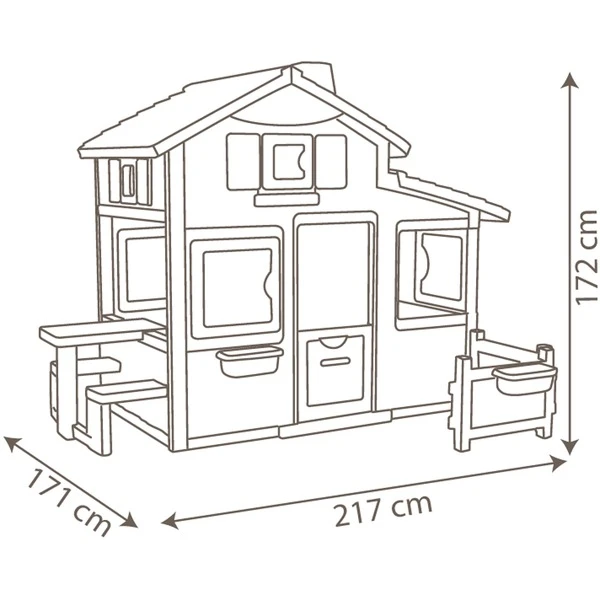 Smoby Neo Friends Spielhaus Mit Vorgarten, Gartenspielgerät 6 Smoby Neo Friends Spielhaus Mit Vorgarten, Gartenspielgerät – Bild 6