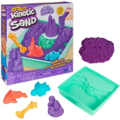 Spin Master Kinetic Sand - Sandbox Set Lila, Spielsand