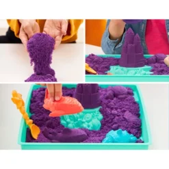 Spin Master Kinetic Sand - Sandbox Set Lila, Spielsand -Jamara Siku Geschaft Spin Master Kinetic Sand Sandbox Set lila Spielsand@@100007966 3