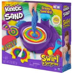 Spin Master Kinetic Sand - Swirl'n Surprise Set, Spielsand -Jamara Siku Geschaft Spin Master Kinetic Sand Swirl n Surprise Set Spielsand@@1849536 4