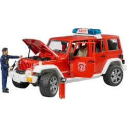 Bruder Jeep Wrangler Unlimited Rubicon Feuerwehrfahrzeug Mit Feuerwehrmann, Modellfahrzeug -Jamara Siku Geschaft bruder Jeep Wrangler Unlimited Rubicon Feuerwehrfahrzeug mit Feuerwehrmann Modellfahrzeug@@1ssbf03h 3