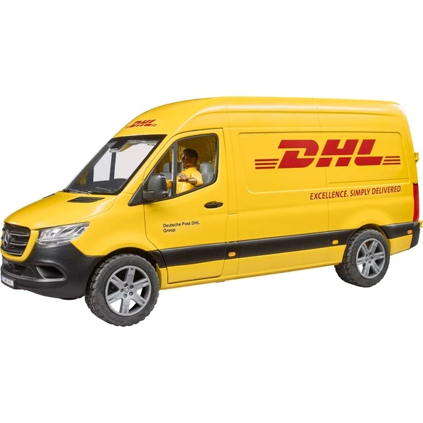 Bruder MB Sprinter DHL Mit Fahrer, Modellfahrzeug 4 Bruder MB Sprinter DHL Mit Fahrer, Modellfahrzeug – Bild 4