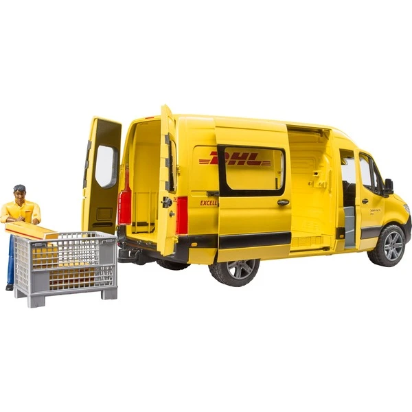 Bruder MB Sprinter DHL Mit Fahrer, Modellfahrzeug 7 Bruder MB Sprinter DHL Mit Fahrer, Modellfahrzeug – Bild 7