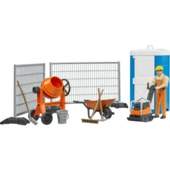 Bruder Bworld Baustellenset, Kulisse